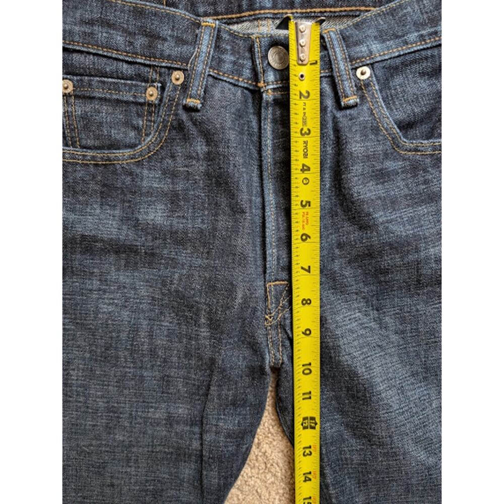 501 dark blue Levi Straus Jeans 30 W 32 L Retro bikercore Heritage Normcore - Picture 10 of 13